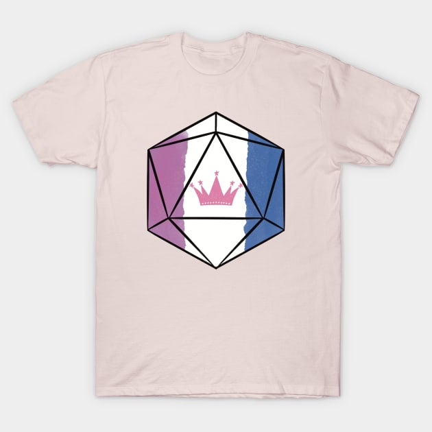 Drag d20 Dice T-Shirt by anniekinarts